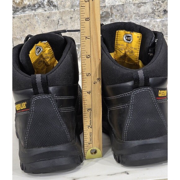CAT Threshold Work Boots Waterproof Soft Toe Lace Up Black P74129 Men's 10.5 M - Picture 11 of 11
